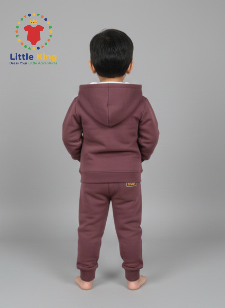 Little King Baby Hoodie & Tracksuit Set – Premium Two-Piece Outfit for Boys