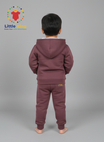 Little King Baby Hoodie & Tracksuit Set – Premium Two-Piece Outfit for Boys