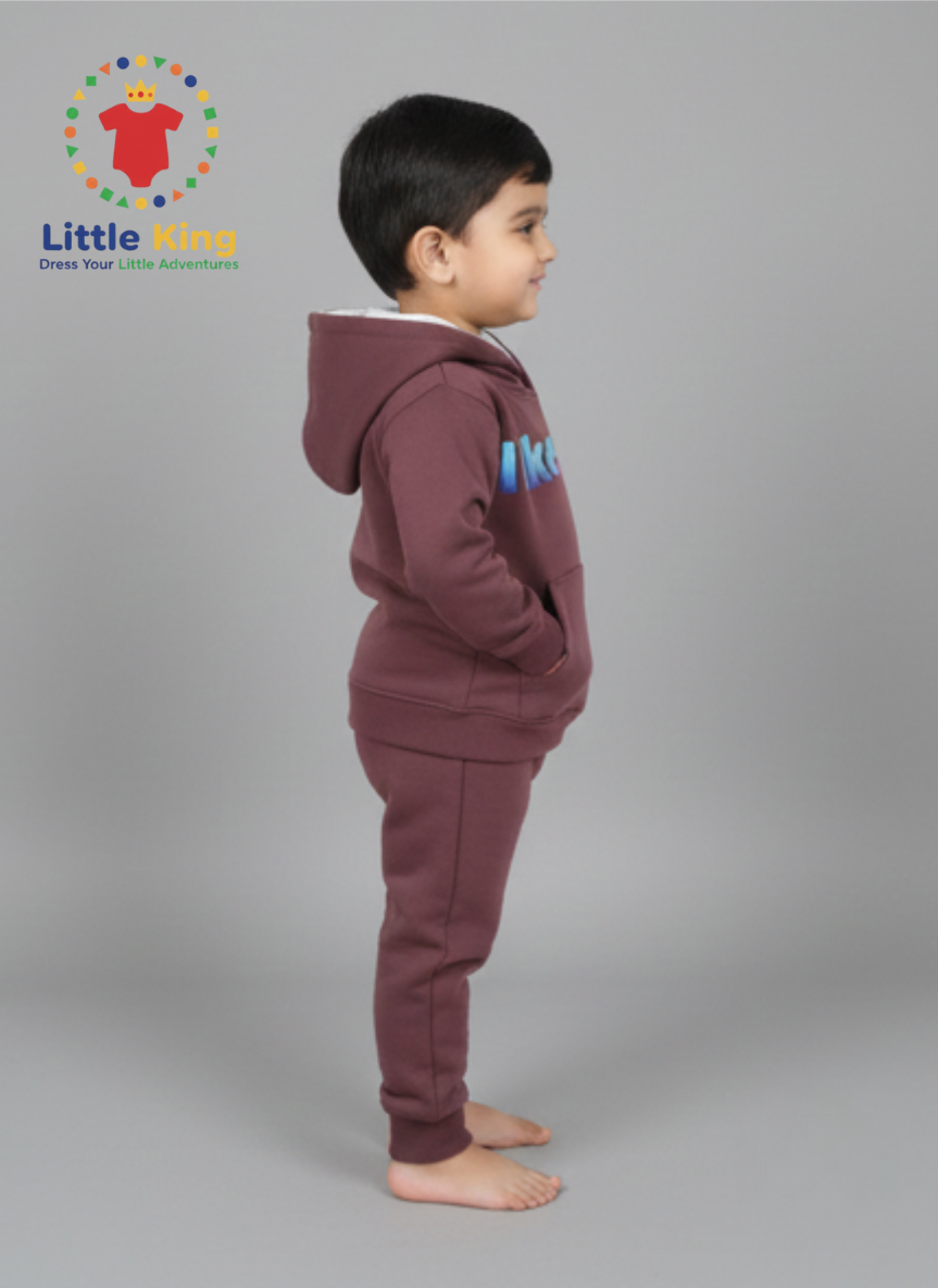 Little King Baby Hoodie & Tracksuit Set – Premium Two-Piece Outfit for Boys