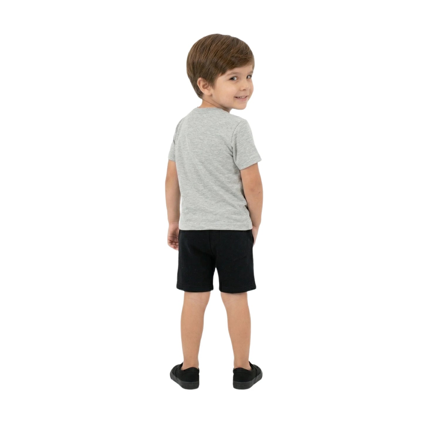 Batman Graphic Tee & Contrast Shorts 2-Piece Set