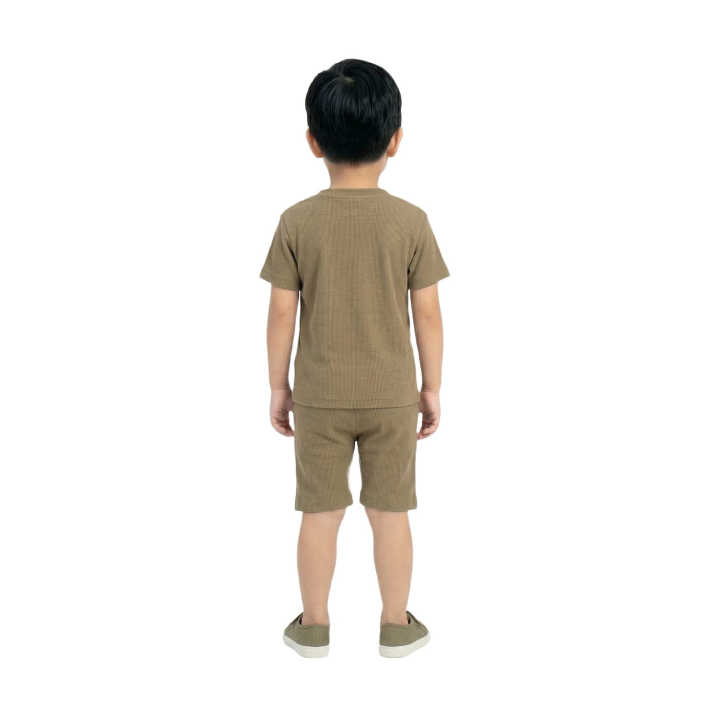 Oh Happy Day Slogan Tee & Matching Shorts 2-Piece Set for Toddlers & Kids